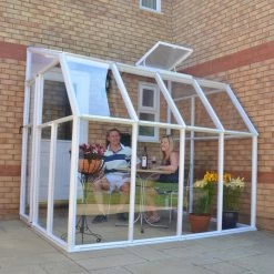 Véranda En PVC Et Polycarbonate Transparent 200x262cm Sun Room - Canopia By Palram 10 Véranda En PVC Et Polycarbonate Transparent 200x262cm Sun Room - Canopia By Palram -Abri De Jardin veranda 200x262cm en resine de pvc et polycarbonate rion sun room 2