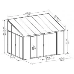 Véranda 300x425cm En Alu Blanc Et Polycarbonate 8mm Sanremo - Palram - Canopia 11 Véranda 300x425cm En Alu Blanc Et Polycarbonate 8mm Sanremo - Palram - Canopia -Abri De Jardin veranda 300x425cm en alu blanc et polycarbonate 8mm sanremo 3