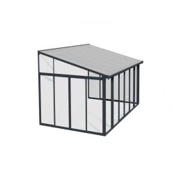 Véranda 300x425cm En Alu Gris Et Polycarbonate 8mm Sanremo - Palram - Canopia 11 Véranda 300x425cm En Alu Gris Et Polycarbonate 8mm Sanremo - Palram - Canopia -Abri De Jardin veranda 300x425cm en alu gris et polycarbonate 8mm sanremo palram 3