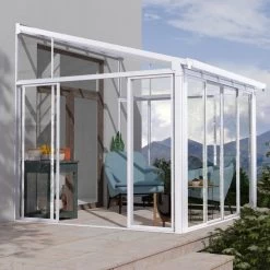 Véranda 300x305cm En Aluminium Blanc Et Polycarbonate 8mm Sanremo - Canopia By Palram 11 Véranda 300x305cm En Aluminium Blanc Et Polycarbonate 8mm Sanremo - Canopia By Palram -Abri De Jardin veranda 300x425cm en aluminium blanc et polycarbonate 8mm sanremo palram canopia 3