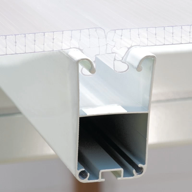 Véranda 300x546cm En Alu Blanc Et Polycarbonate 8mm Sanremo - Palram - Canopia 6 Véranda 300x546cm En Alu Blanc Et Polycarbonate 8mm Sanremo - Palram - Canopia – Image 4