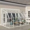 Véranda En PVC Et Polycarbonate Transparent 258x384cm Sun Room - Canopia By Palram -Abri De Jardin veranda en pvc et polycarbonate transparent 258x384cm sun room rion