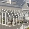 Véranda En PVC Et Polycarbonate Transparent 258x446cm Sun Room - Canopia By Palram -Abri De Jardin veranda en pvc et polycarbonate transparent 258x446cm sun room rion