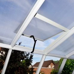 Véranda En PVC Et Polycarbonate Transparent 258x570cm Sun Room - Canopia By Palram -Abri De Jardin veranda en pvc et polycarbonate transparent 258x570cm sun room rion 2