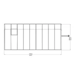 Véranda En PVC Et Polycarbonate Transparent 258x570cm Sun Room - Canopia By Palram -Abri De Jardin veranda en pvc et polycarbonate transparent 258x570cm sun room rion 5