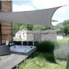Voile D'ombrage Carrée Coolfit 360x360cm Anthracite – NESLING -Abri De Jardin voile d ombrage carree coolfit 360x360cm anthracite nesling