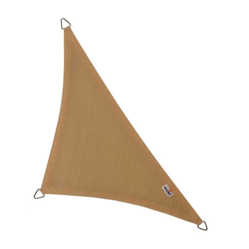 Voile D'ombrage Triangle 90° Coolfit 400x400x570cm Sable - NESLING 3 Voile D'ombrage Triangle 90° Coolfit 400x400x570cm Sable - NESLING