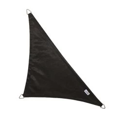 Voile D'ombrage Triangle 90° Coolfit 500x500x710cm Noir - NESLING -Abri De Jardin voile d ombrage triangle 90 coolfit 500x500x710cm noir nesling 1