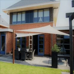 Voile D'ombrage Triangle Coolfit 500x500x500cm Crème - NESLING 7 Voile D'ombrage Triangle Coolfit 500x500x500cm Crème - NESLING -Abri De Jardin voile d ombrage triangle coolfit 500x500x500cm creme nesling 2