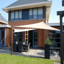 Voile D'ombrage Triangle Coolfit 500x500x500cm Sable - NESLING 7 Voile D'ombrage Triangle Coolfit 500x500x500cm Sable - NESLING -Abri De Jardin voile d ombrage triangle coolfit 500x500x500cm sable nesling 2