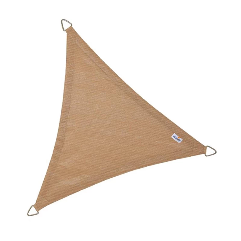 Voile D'ombrage Triangle Coolfit 500x500x500cm Sable - NESLING 3 Voile D'ombrage Triangle Coolfit 500x500x500cm Sable - NESLING