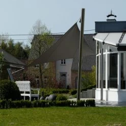 Voile D'ombrage Triangle Dreamsail 500x500x500cm Gris Imperméable - NESLING